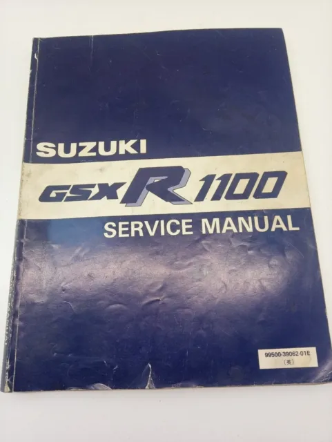 SERVICE MANUAL Lingua inglese SUZUKI GSX R 1100 99500-39062-01E 1986-1990