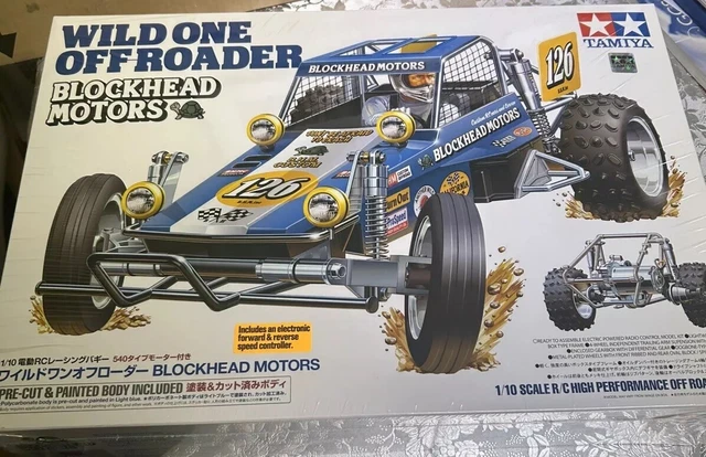 Tamiya 1:10 RC Buggy Wild One Offender &ndash; Modello 58695 &ndash; Auto Elettrica Radiocomandata (Usata)