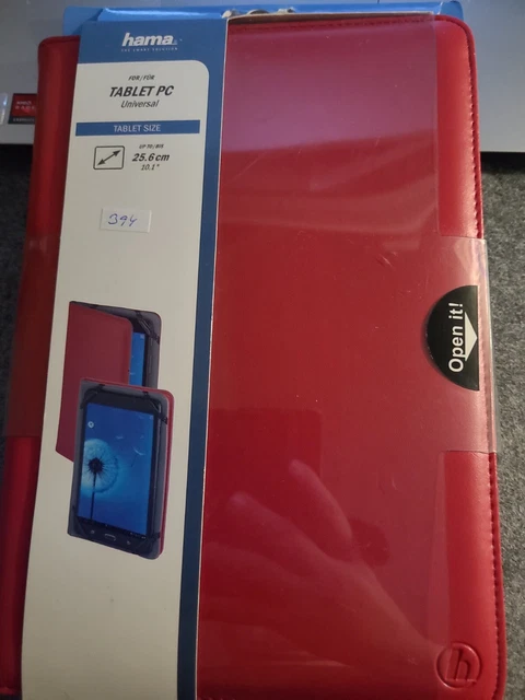 Hama Schutzhülle Universal Pool, pr Tablet. bis 25,6 cm (10,1 Zoll), rot  (H394)