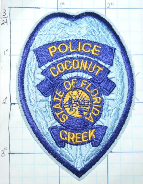 Florida, Coconut Beach Police Dept 3.5" Patch