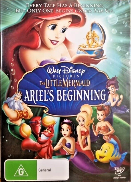 THE LITTLE MERMAID: ARIEL'S BEGINNING (DVD 2008) VGC, Disney - FREE ...