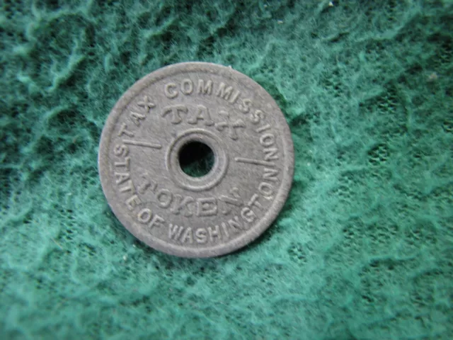 1941 State of Washington 14 Cents Tax Token  Nice Token