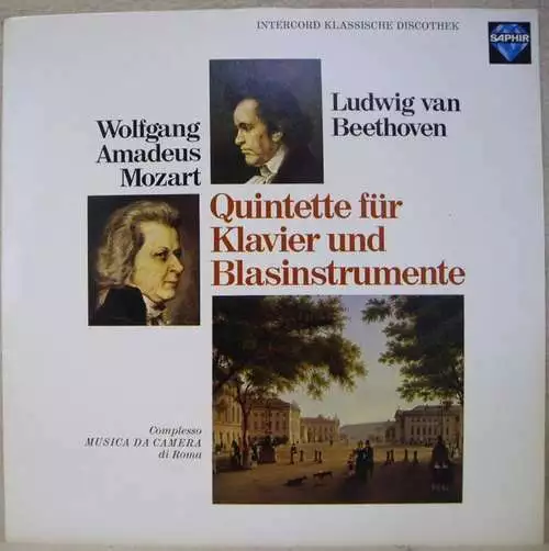 Ludwig van Beethoven, Wolfgang Amadeus Mozart, Comp LP Vinyl Scha