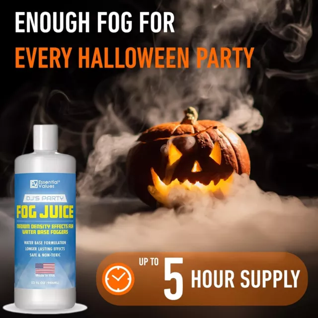 Smoke Machine Fog Juice - Fluid for Fogging Machines Density (32 FL OZ /1 Quart) 3