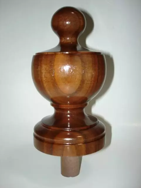 WOOD FINIAL UNFINISHED FOR NEWEL POST FINIAL OR CAP  Finial #6