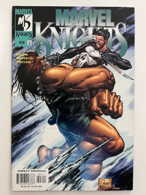 Marvel Knights Issues #3 & 12 Marvel The Punisher Luke Cage Moon Knight 2000 VF+