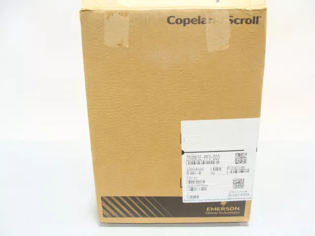 NEW 4 Ton Copeland 48,200 BTU 208/230/1 Scroll Compressor P/N ZR48K5E-PFV-800