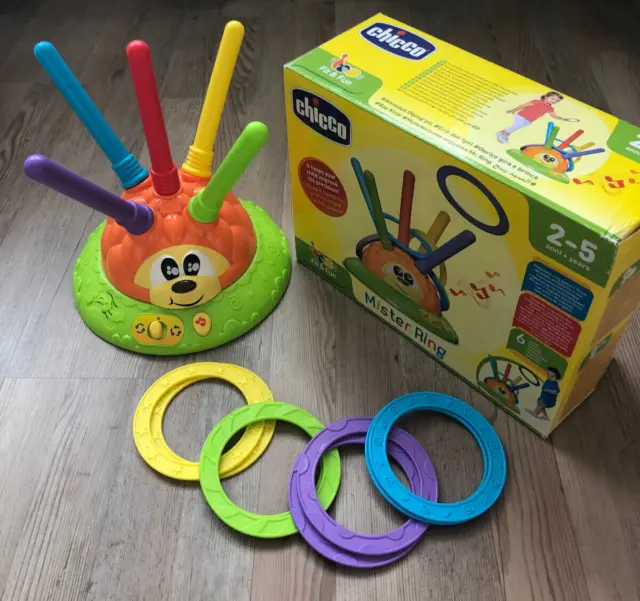 Chicco MISTER RING Ringspiel Rotation 2 Geschwindigkeiten