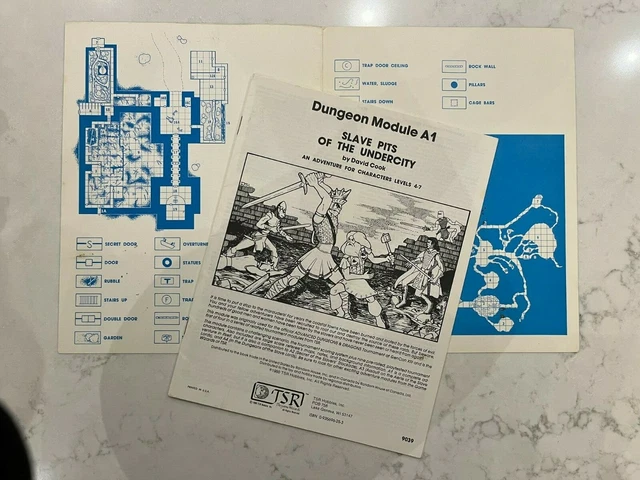 A1 ADVANCED DUNGEONS & Dragons Slave pits of the Undercity $42.00 ...