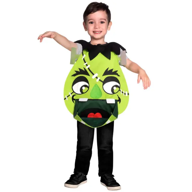 Child's Halloween Frankenstein's Monster Tabard Ragazze Costume da Bambini