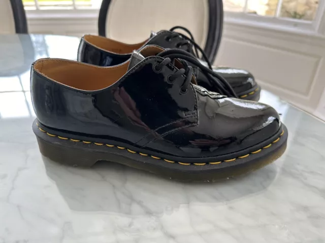 Dr. Martens Women's Patent Oxfords - Black US Size 8. (NEW)