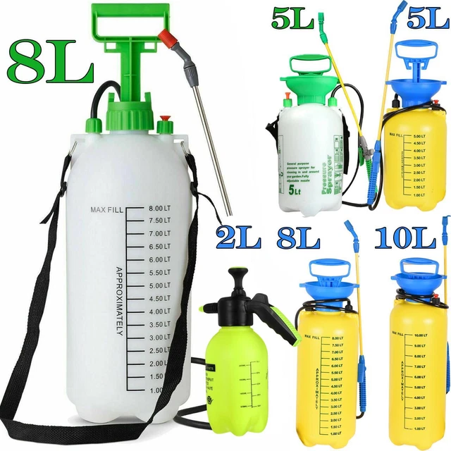 Spruzzatore A Pressione Da Giardino Portatile – Pompa Con Misurino, 26x15.5x33 Cm, Per Piante, Auto E Pulizie Domestiche - 3