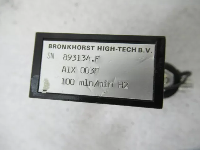 Bronkhorst AIX 003F Débitmètre 100mln / Min. H2 Flux Capteur 3