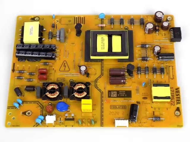 Toshiba 17IPS72 Ersatzteil: Power Supply Board Netzteil Platine für 50UA3A63DG