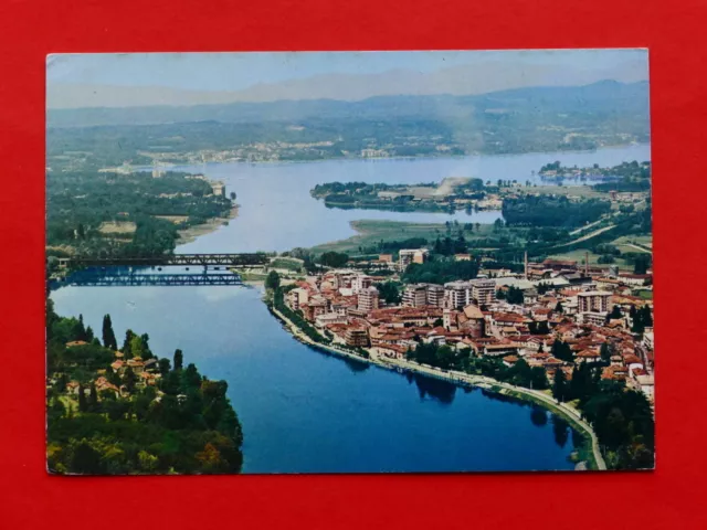 Cartolina Sesto Calende - Ponte sul Fiume Ticino - 1970 ca.