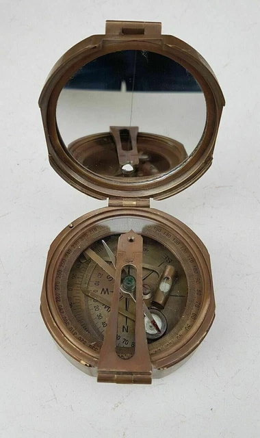 Boussole De Transit De Poche Brunton – Laiton – Avec Boîte – Neuf – Inde