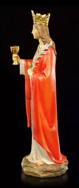 St. Barbara Figur - Heilige Ikone Deko STatue christlich religiös 3