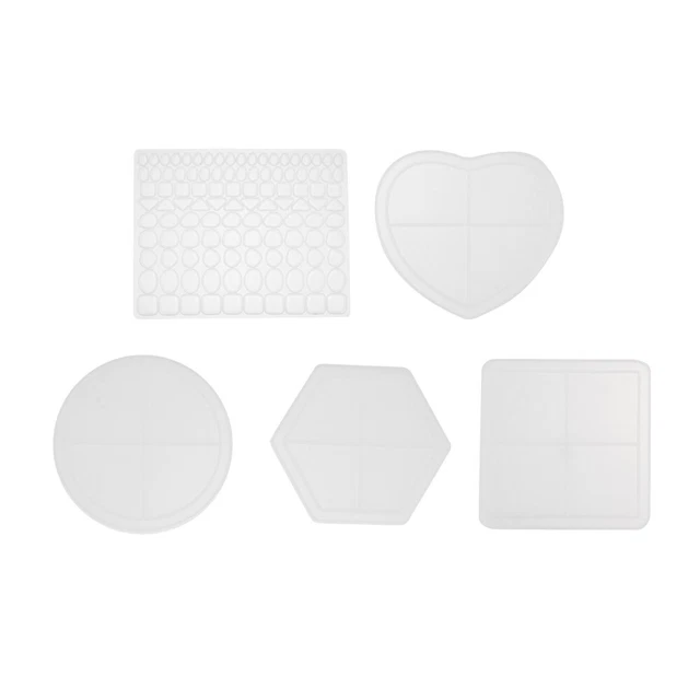 5Pcs Diy Coaster Form Bahn Handwerk Form Tasse Tischset Form