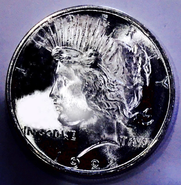 1922 D Peace Dollar Flawless Superbgem$ So Rare This Nice! Best Ever$Nr#W191