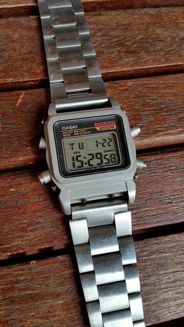 VINTAGE CASIO DW-1100 Pre G-Shock Modulo 548 LCD Molto Raro EUR 80