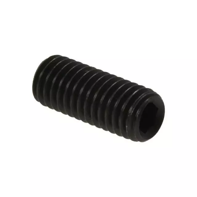 M10 (10mm) x 1.50 pitch Metric Coarse SOCKET SET SCREW Allen Grub Plain Black