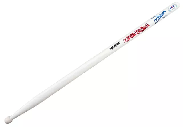 Travis Barker Signed White Zildjian Artist Series Drum Stick *Blink 182 PSA Travis Barker Signed White Zildjian Artist Series Drum Stick *Blink 182 PSA