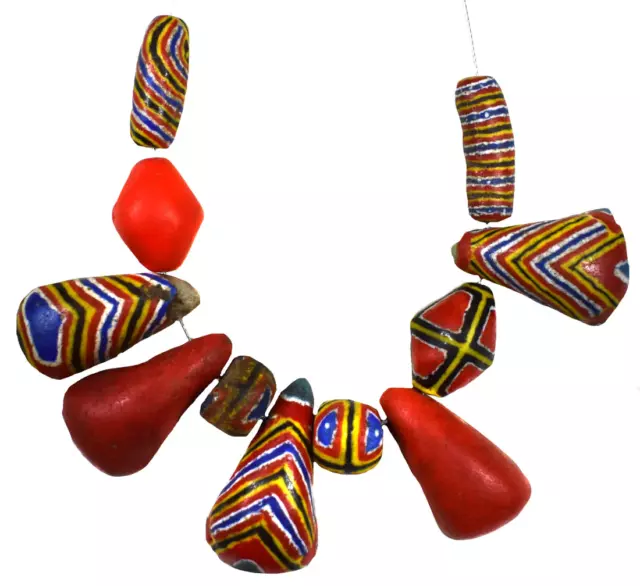 Kiffa Powder Glass Beaded Necklace Mauritanian