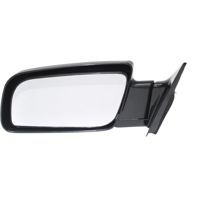For Chevy Tahoe 1995-1999 Door Mirror Driver Side | Manual Glass | Gloss Black