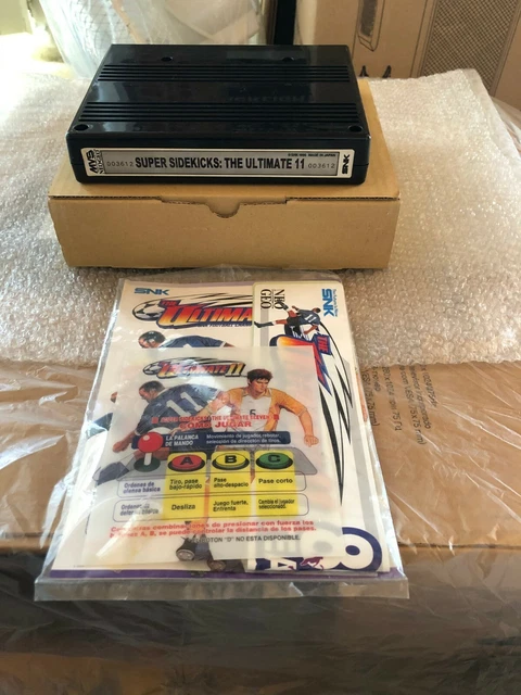 SUPER SIDEKICKS ULTIMATE 11 NEO GEO MVS CART 100% ORIGINAL