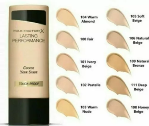 MAX FACTOR Lasting Performance Touch-Proof Liquid Foundation 35ml *ALL SHADES*