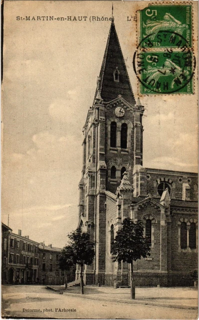 Carte Postale Ancienne – Saint Martin En Haut – Vue Panoramique – N°1 – 1900