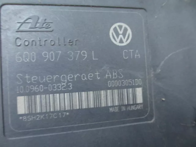 Audi-Seat-Skoda-Vw Abs Block 6Q0907379L