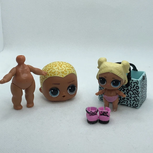 LOL SURPRISE SCRIBBLES Big Brother Lil Sister Doll Color Change