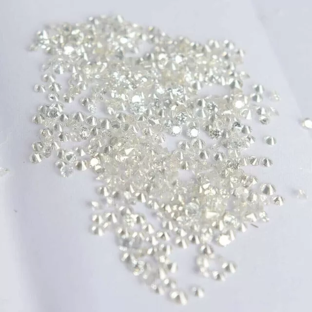 Diamant blanc taille ronde couleur GH VS clarté 3 mm CVD 10 pièces en...