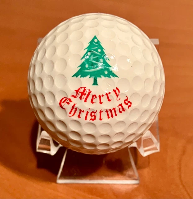 PING GOLF BALL merry christmas IMMACULATE vintage Christmas