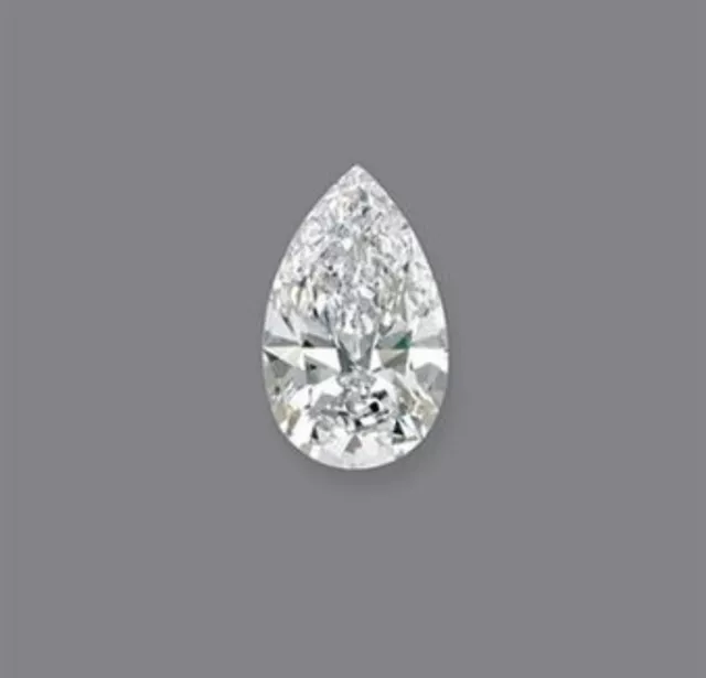 2ct natural diamond pear shape white Colour VVS1 Clarity loose Jewelry