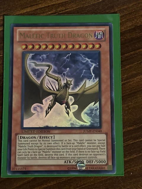 Yu-Gi-Oh! TCG Malefic Truth Dragon Shonen Jump Magazine Promotional Cards...
