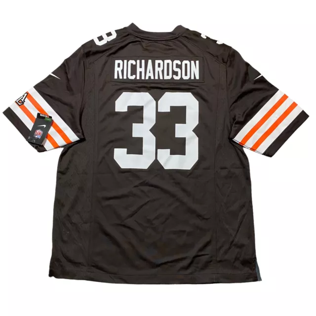 New Authentic Trent Richardson Cleveland Browns Nfl Nike Onfield Jersey Sz L