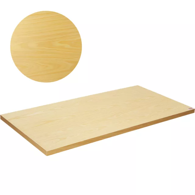 VEVOR Table Top Solid Wood Desk Top 750 x 600 x 38 mm Rectangular Maple Wood