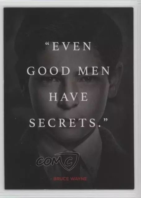 2016 Cryptozoic Gotham Before the Legend: Season 1 Quotes Bruce Wayne #Q3 0b3
