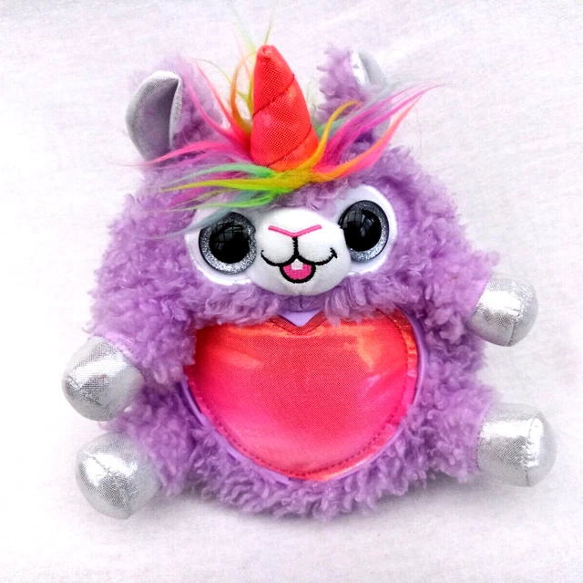 ZURU RAINBOCORNS WILD Heart Surprise 10" Llama Unicorn Plush Soft Toy