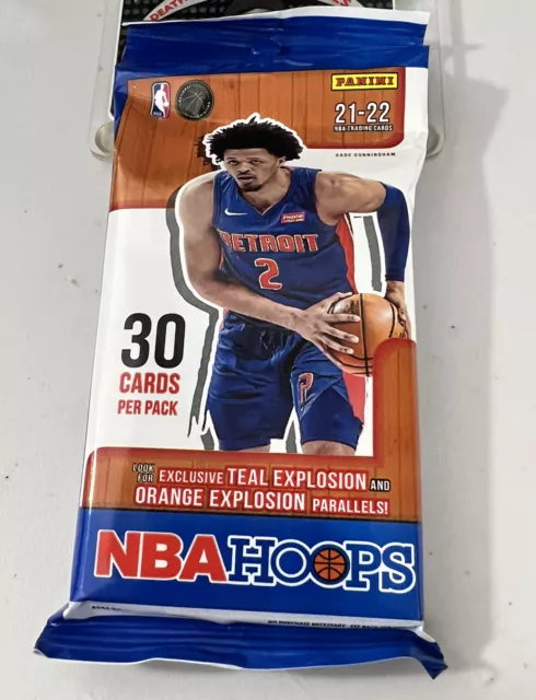 Neuf 2021-22 Panini NBA Cerceaux Violoncelle Fat Paquet - 30 Cartes