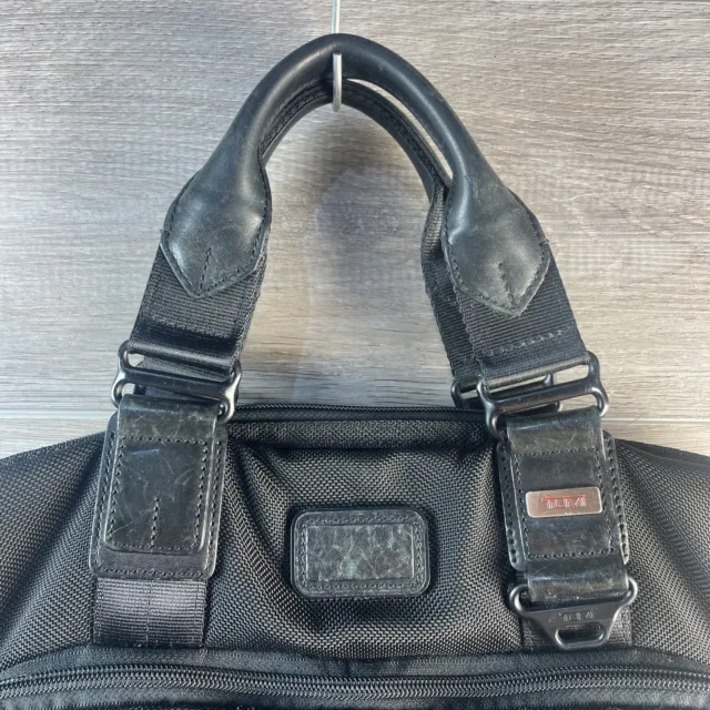 Tumi Alpha Bravo Yuma Slim Messenger Shoulder Bag Nylon Black 22631 HKH VGUC! 2
