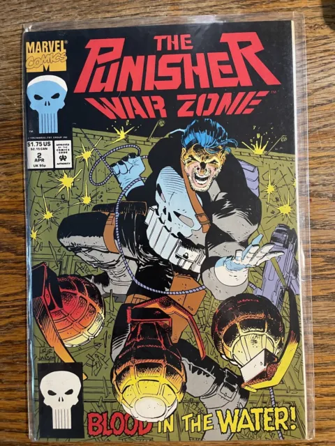 Punisher War Zone # 2 John Romita Jr. Marvel Comics 1992
