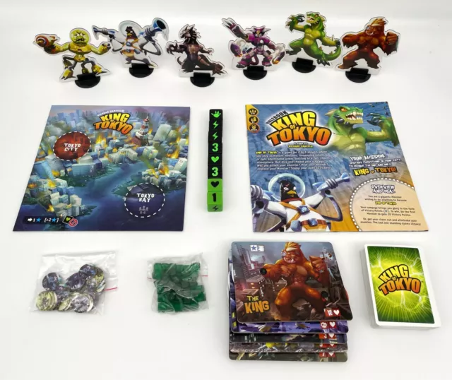 King of Tokyo Board Game 2015 Iello - Richard Garfield - COMPLETE