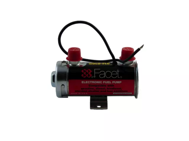 FACET Haut Rouge Pompe Carburant Électrique Pour Carburateurs 200BHP+RTW506 Da