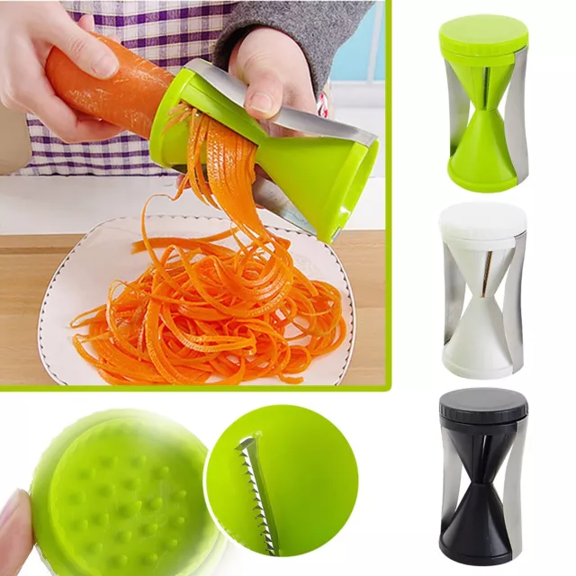 Carrot Spiral Grater-Salad Spiral Hand Shredder Slicer-Vegetable Julienne Slicer