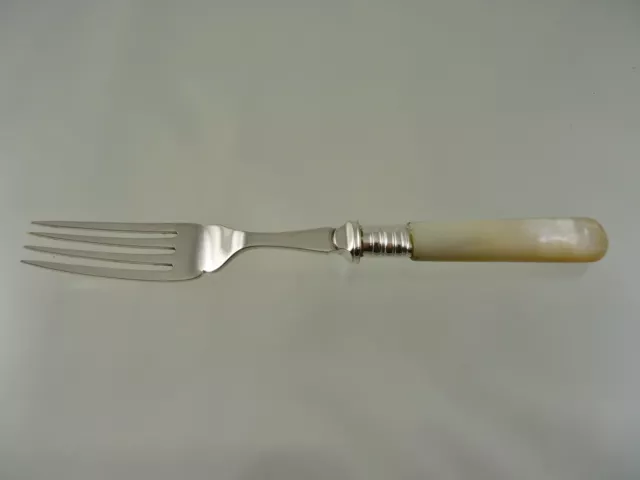 MOTHER OF PEARL  FISH FORK BY unknown Sheffield