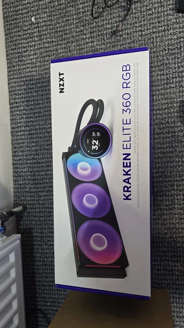NZXT KRAKEN ELITE 360 RGB AIO CPU Liquid Cooler 360mm Radiator, 2024 ...
