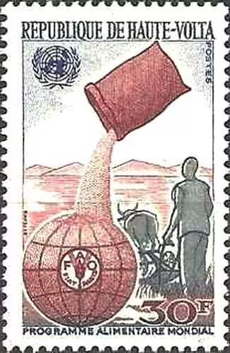 Timbre FAO Haute Volta 195 ** (74376FF)